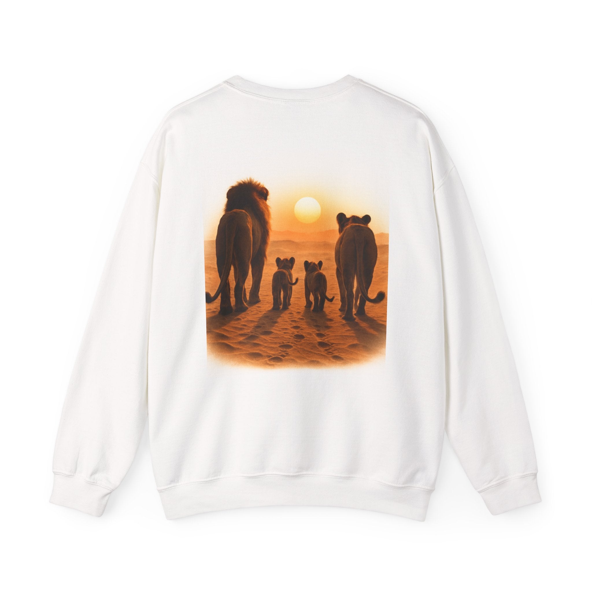 Tiger Sunset Crewneck Sweatshirt