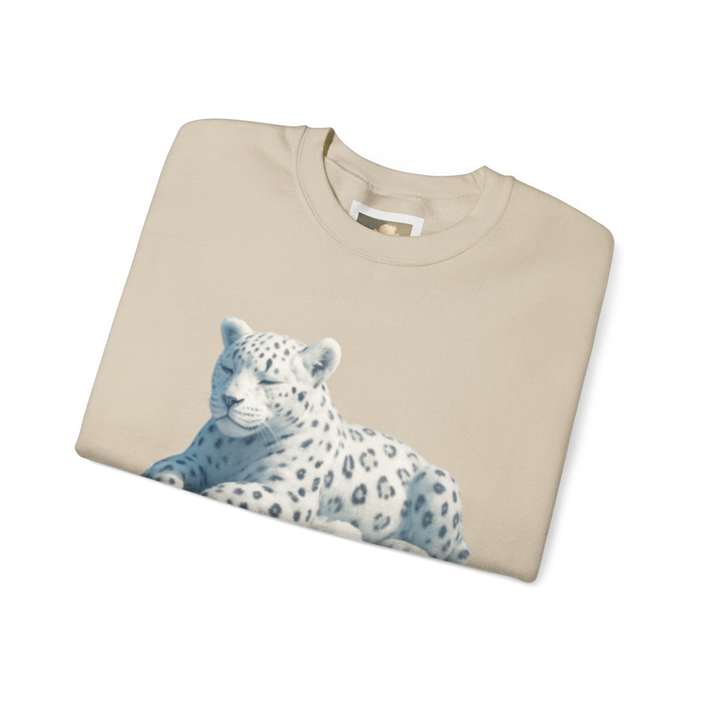 Crewneck Cloud Leopard Sweatshirt