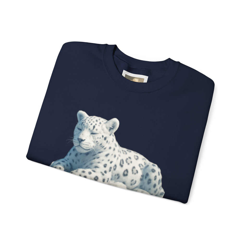 Crewneck Cloud Leopard Sweatshirt
