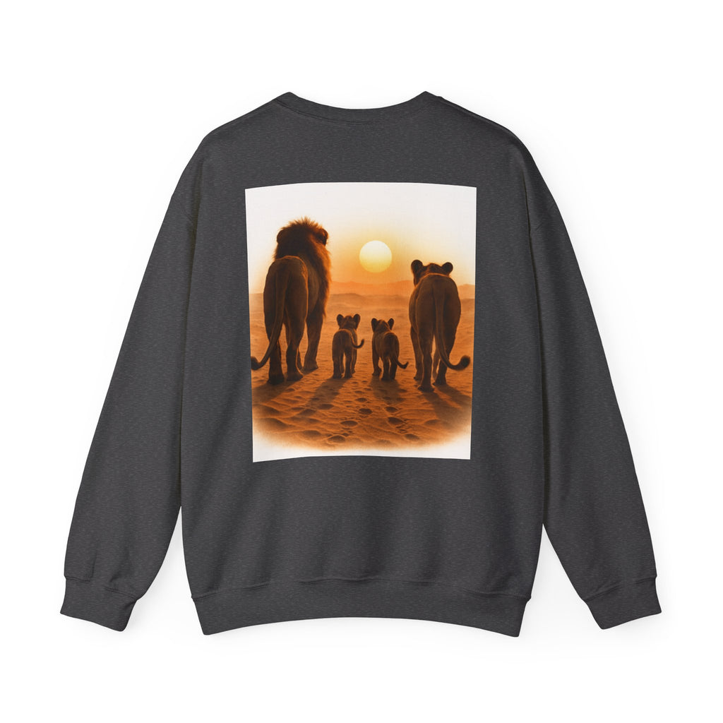 Tiger Sunset Crewneck Sweatshirt