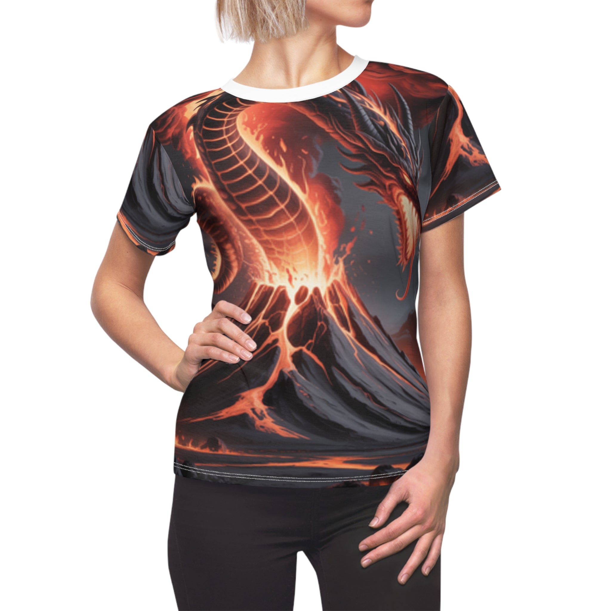 Women's Cut & Sew Flame Dragon
