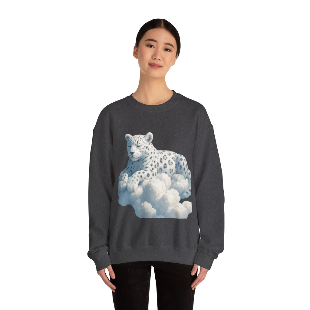 Crewneck Cloud Leopard Sweatshirt