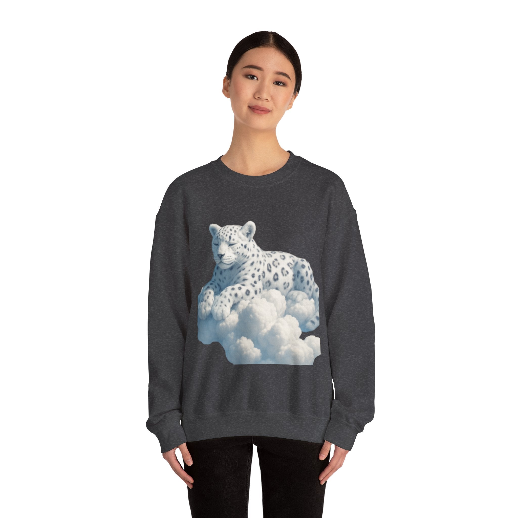 Crewneck Cloud Leopard Sweatshirt