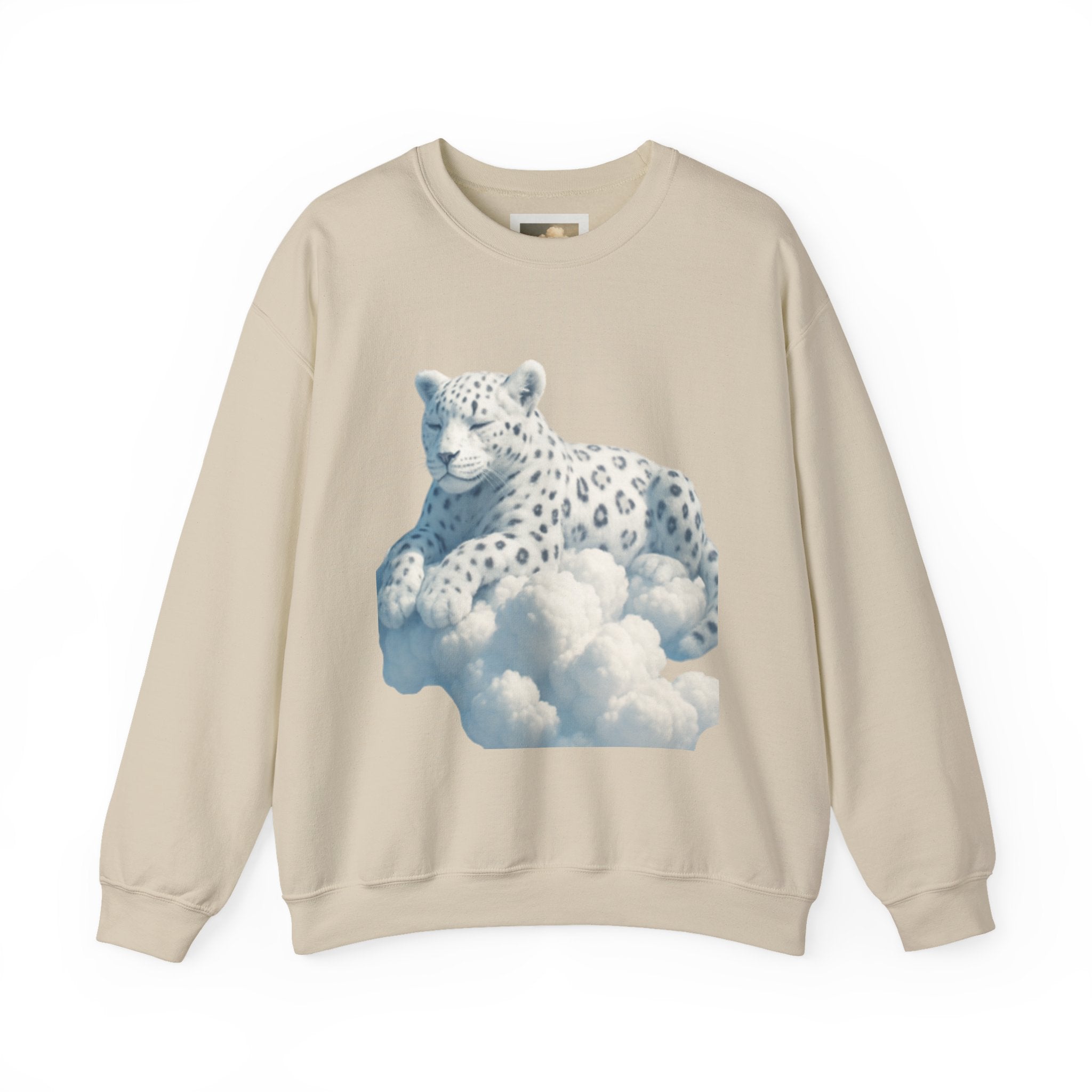 Crewneck Cloud Leopard Sweatshirt