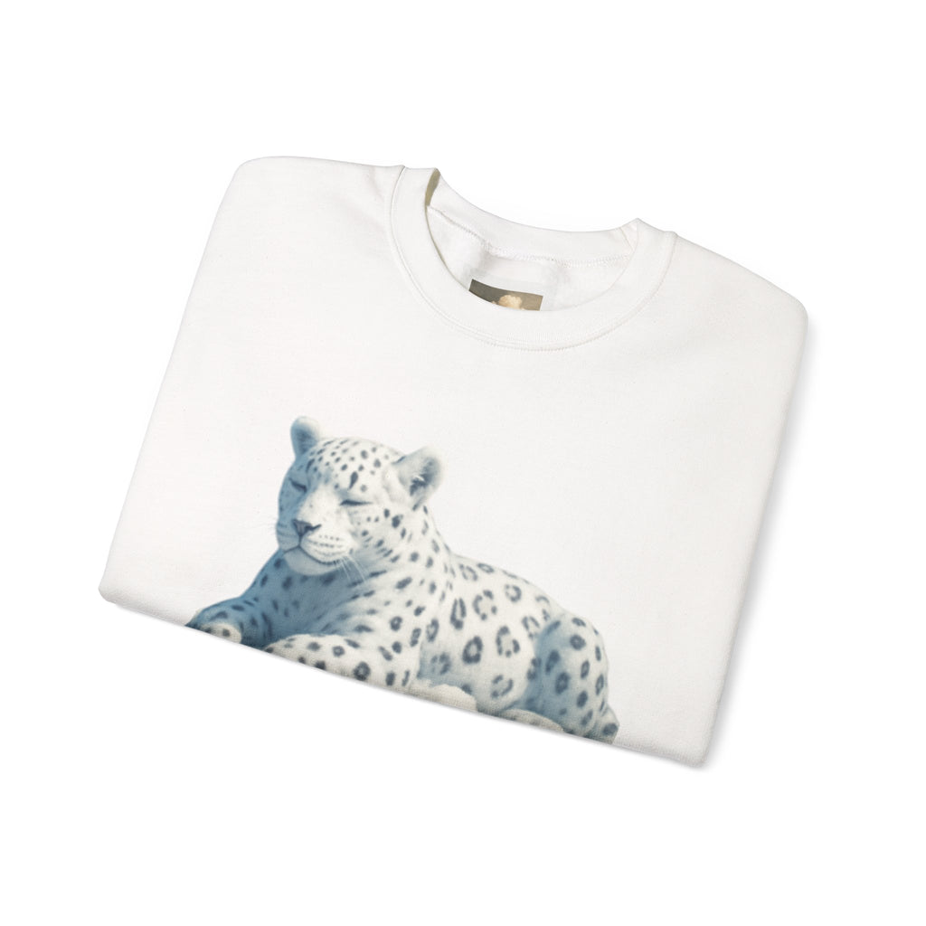 Crewneck Cloud Leopard Sweatshirt