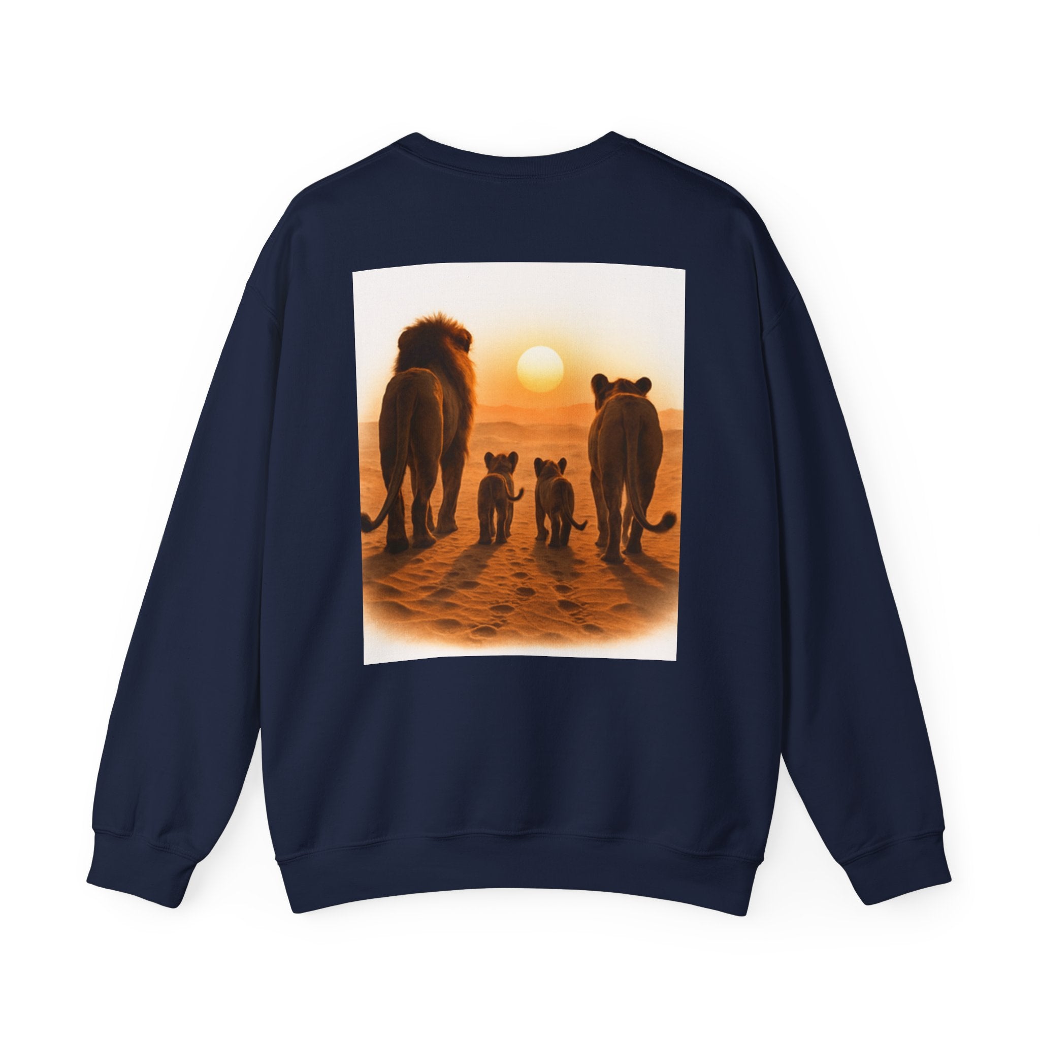 Tiger Sunset Crewneck Sweatshirt