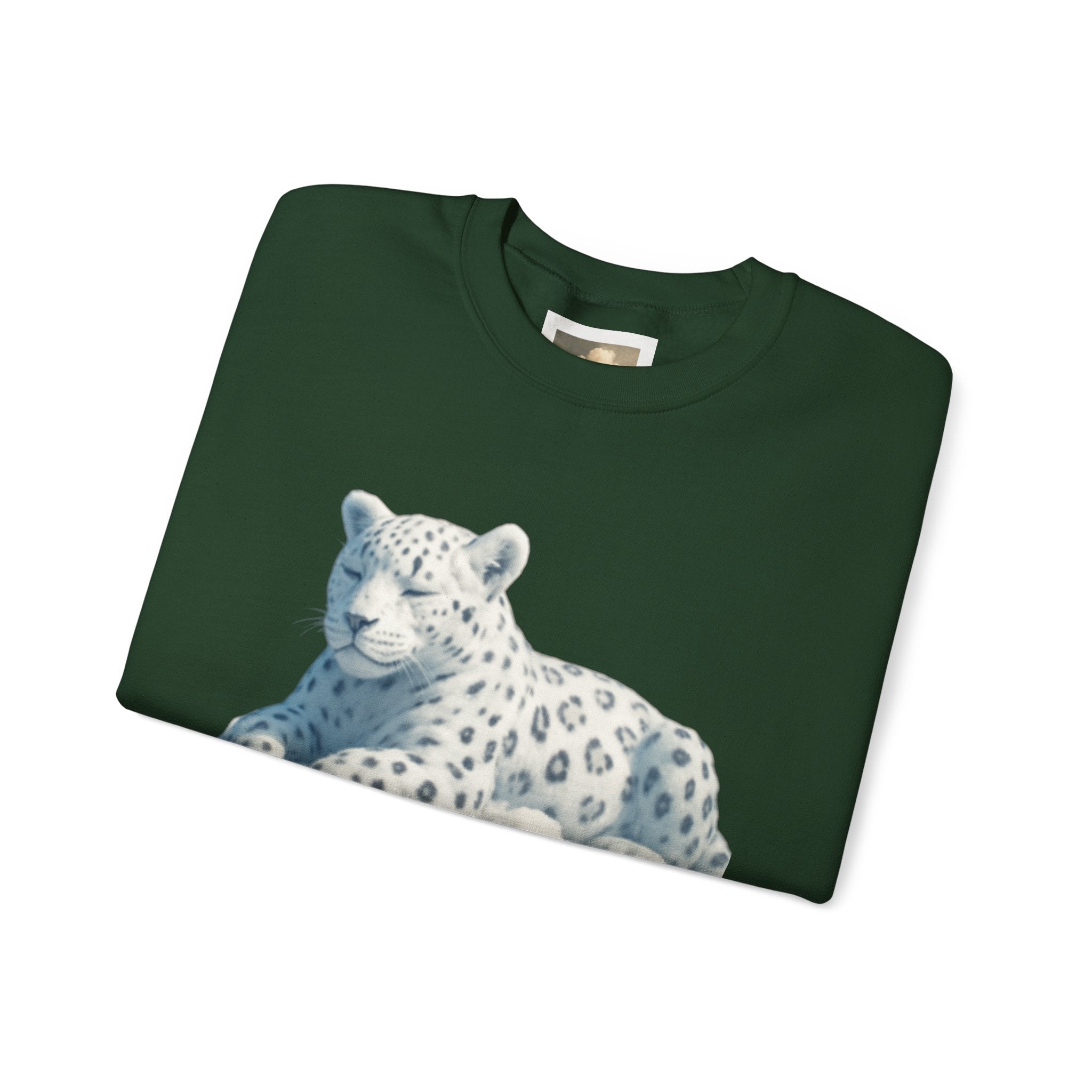 Crewneck Cloud Leopard Sweatshirt