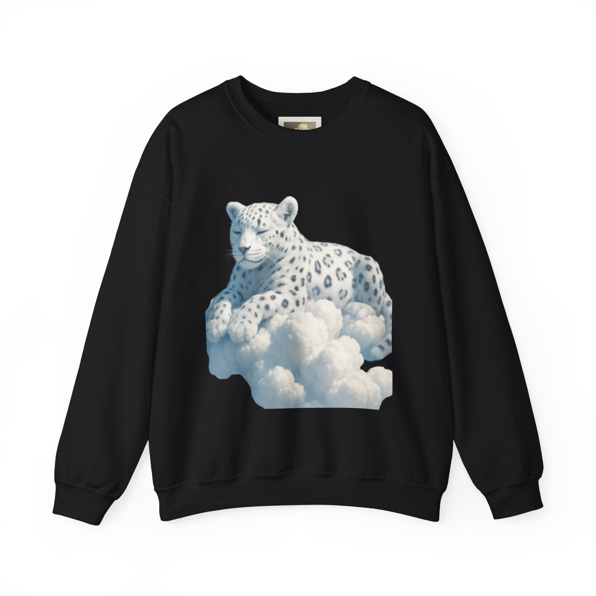 Crewneck Cloud Leopard Sweatshirt
