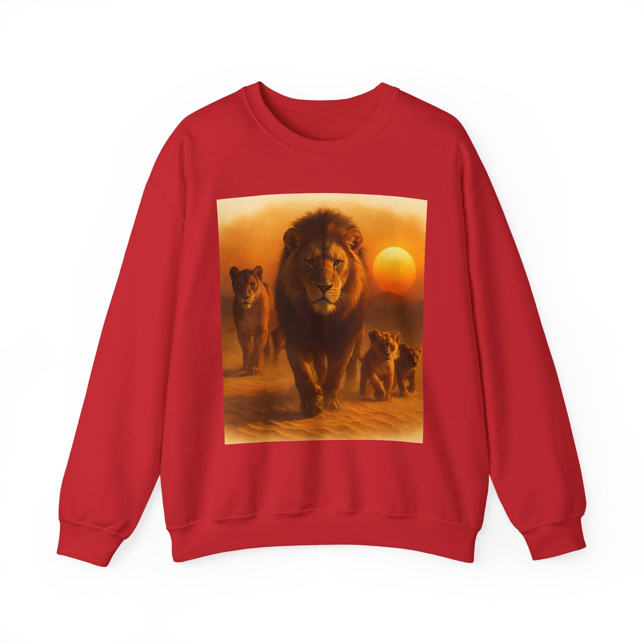 Tiger Sunset Crewneck Sweatshirt
