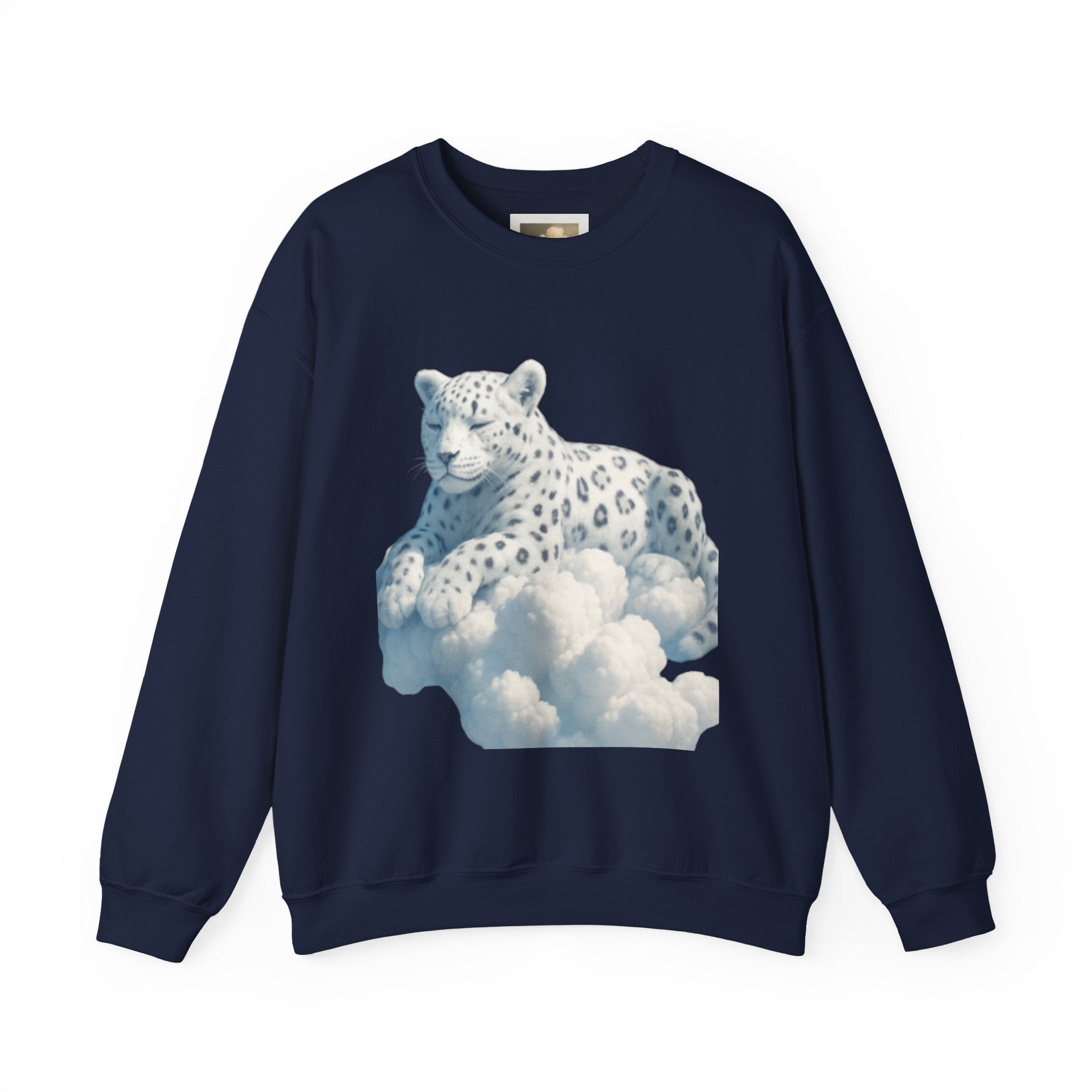 Crewneck Cloud Leopard Sweatshirt