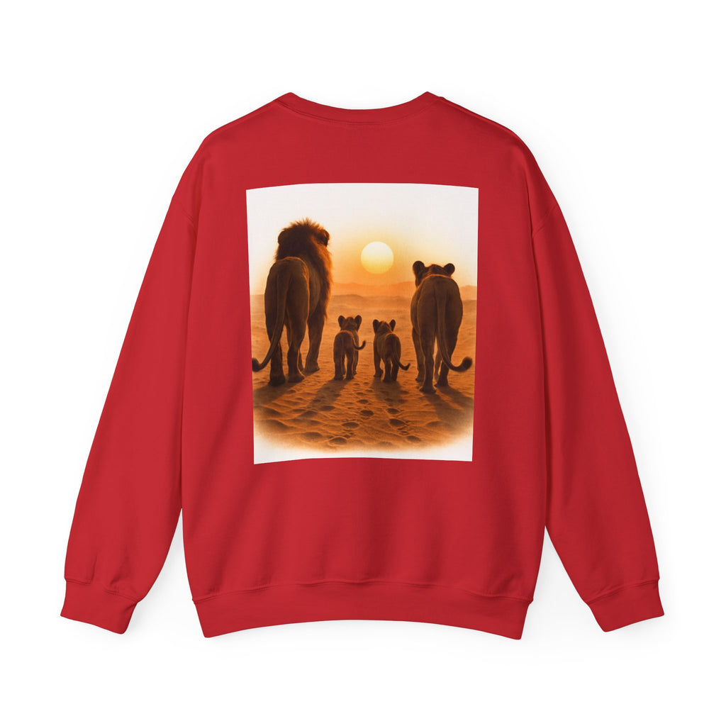 Tiger Sunset Crewneck Sweatshirt