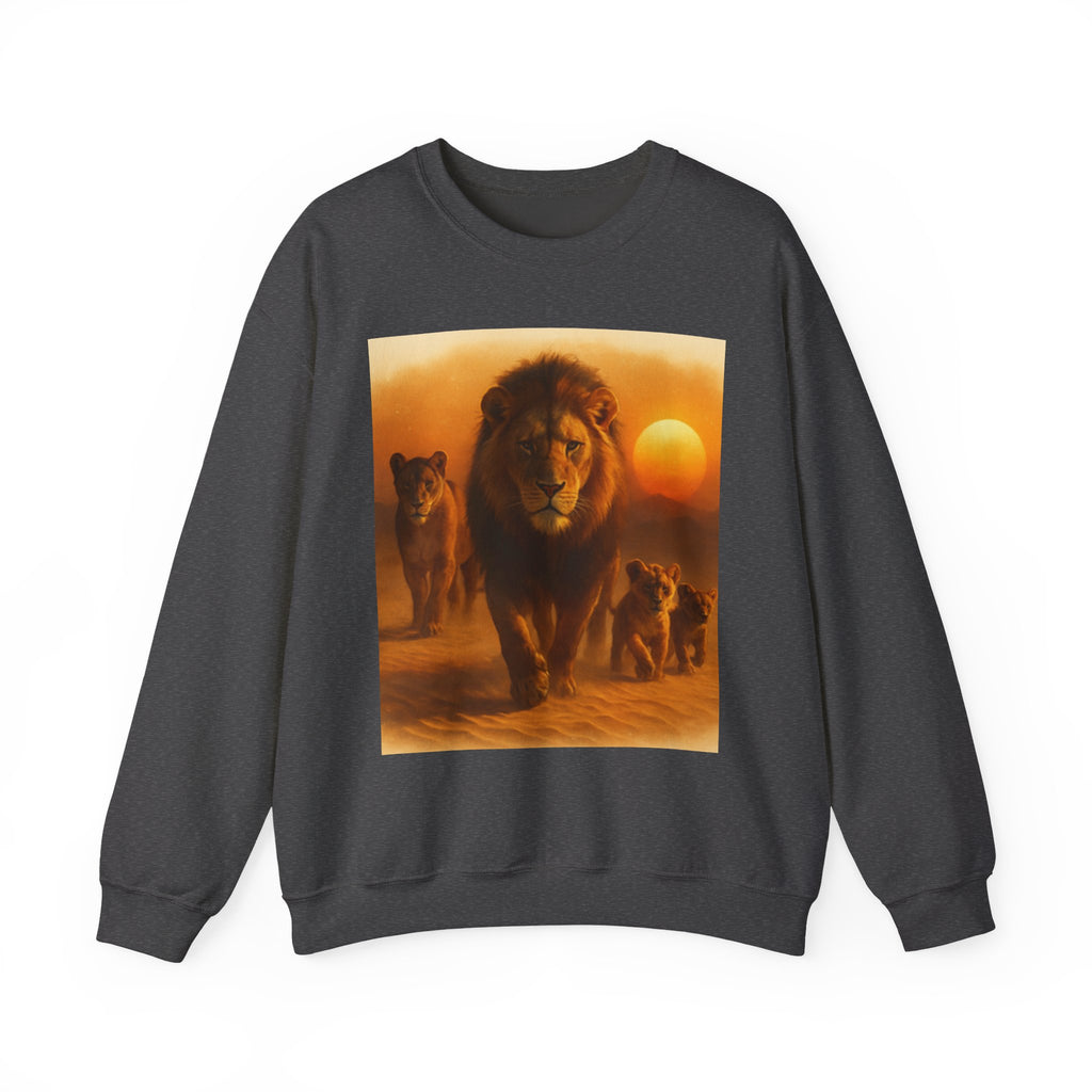 Tiger Sunset Crewneck Sweatshirt