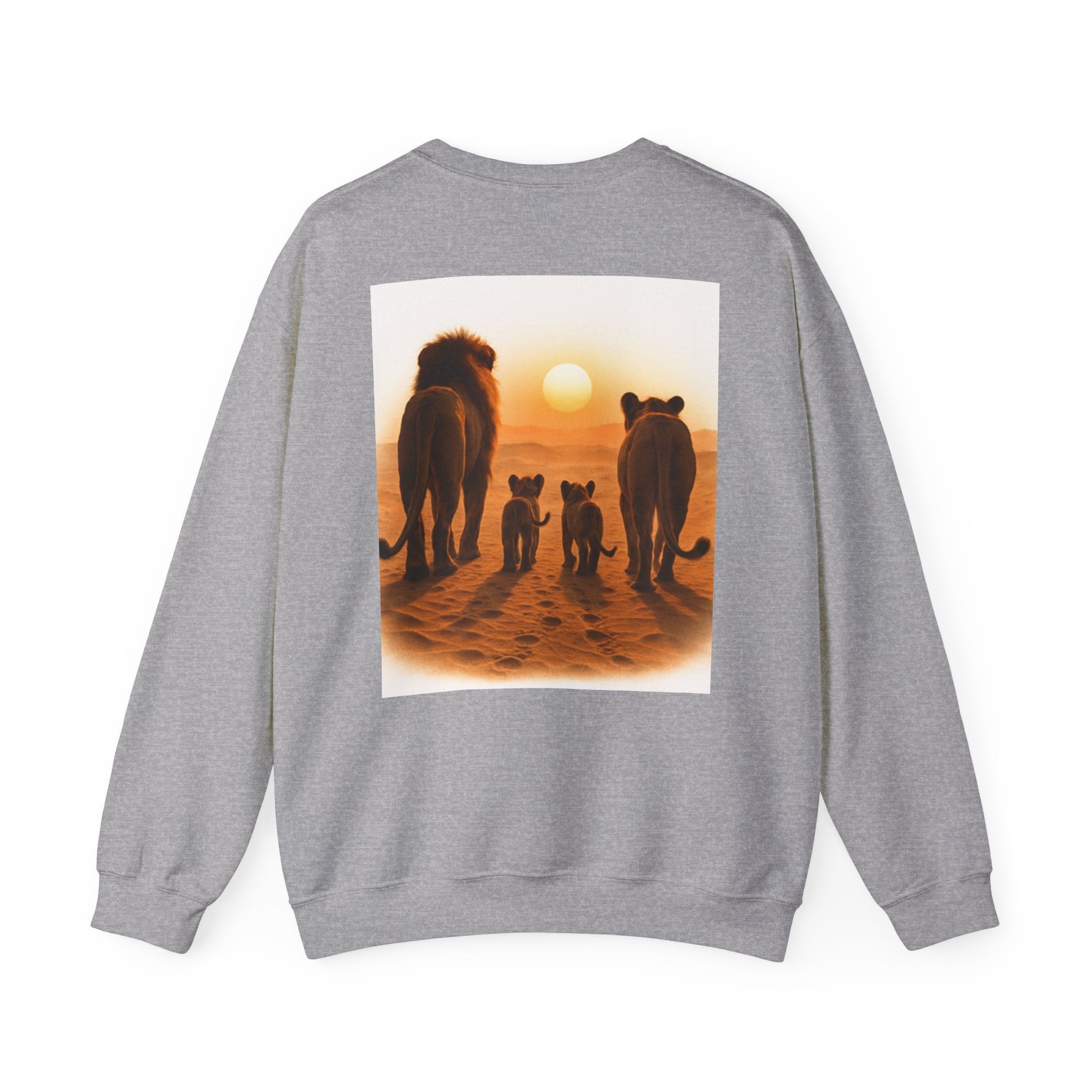 Tiger Sunset Crewneck Sweatshirt