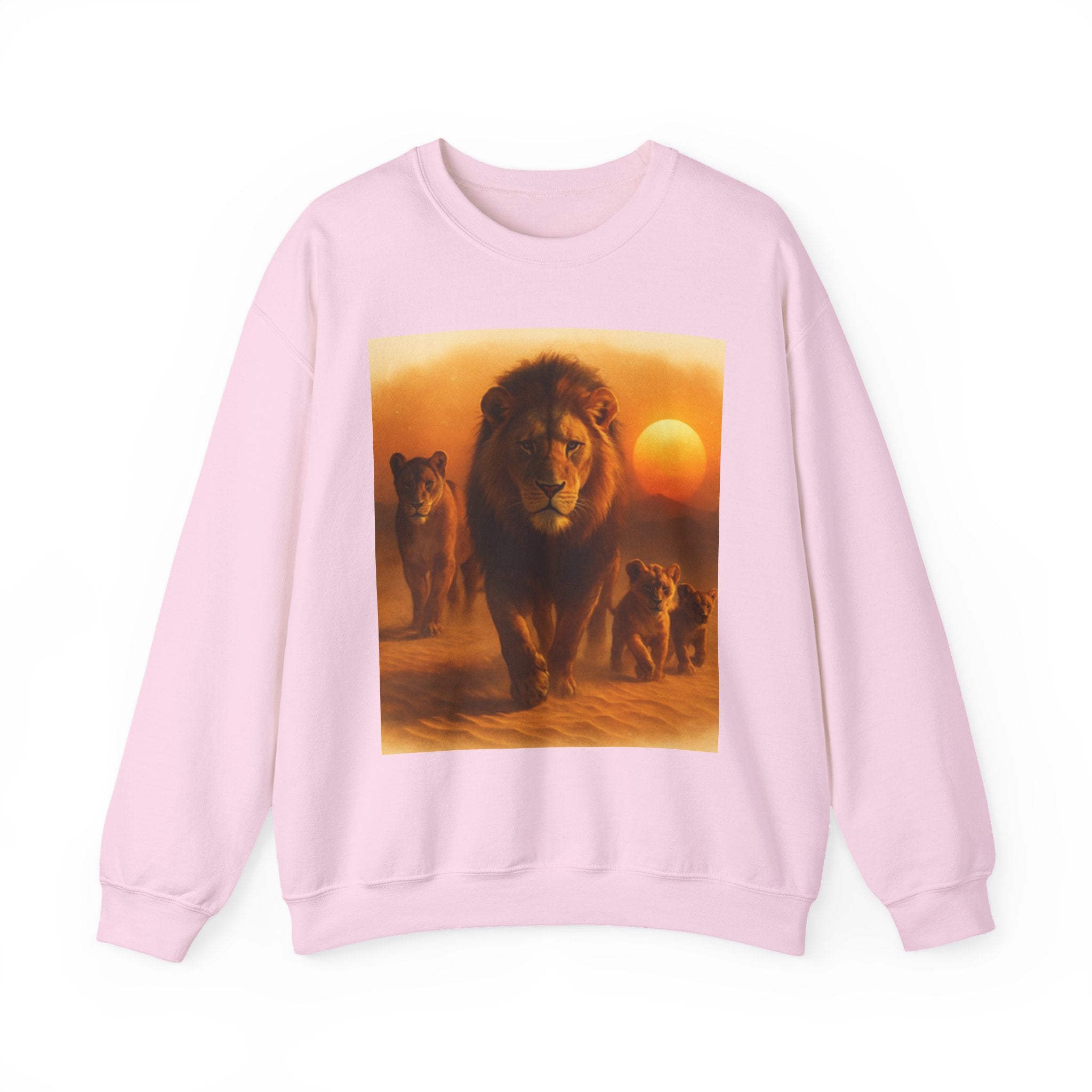 Tiger Sunset Crewneck Sweatshirt