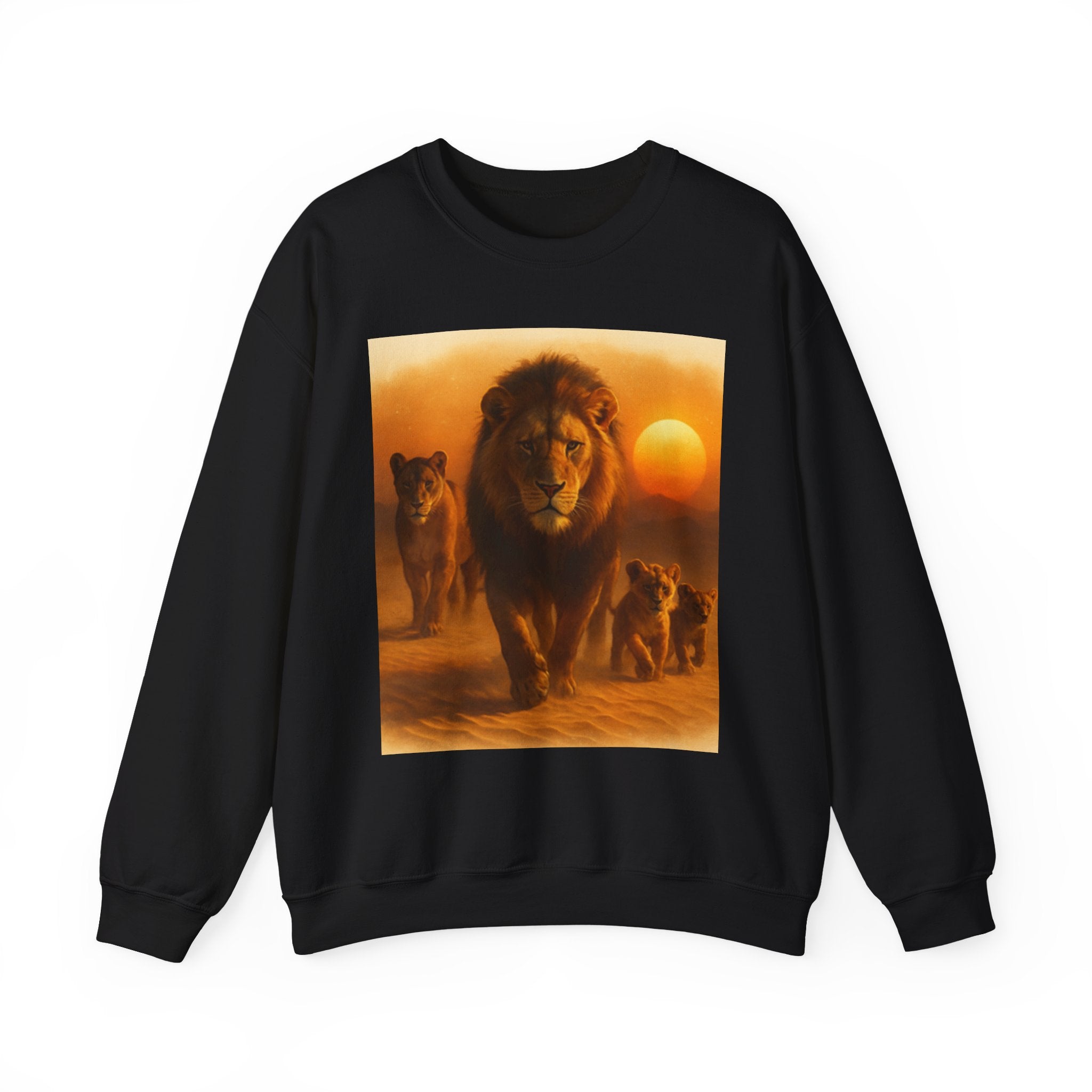 Tiger Sunset Crewneck Sweatshirt