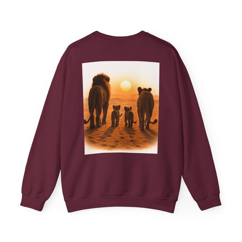 Tiger Sunset Crewneck Sweatshirt