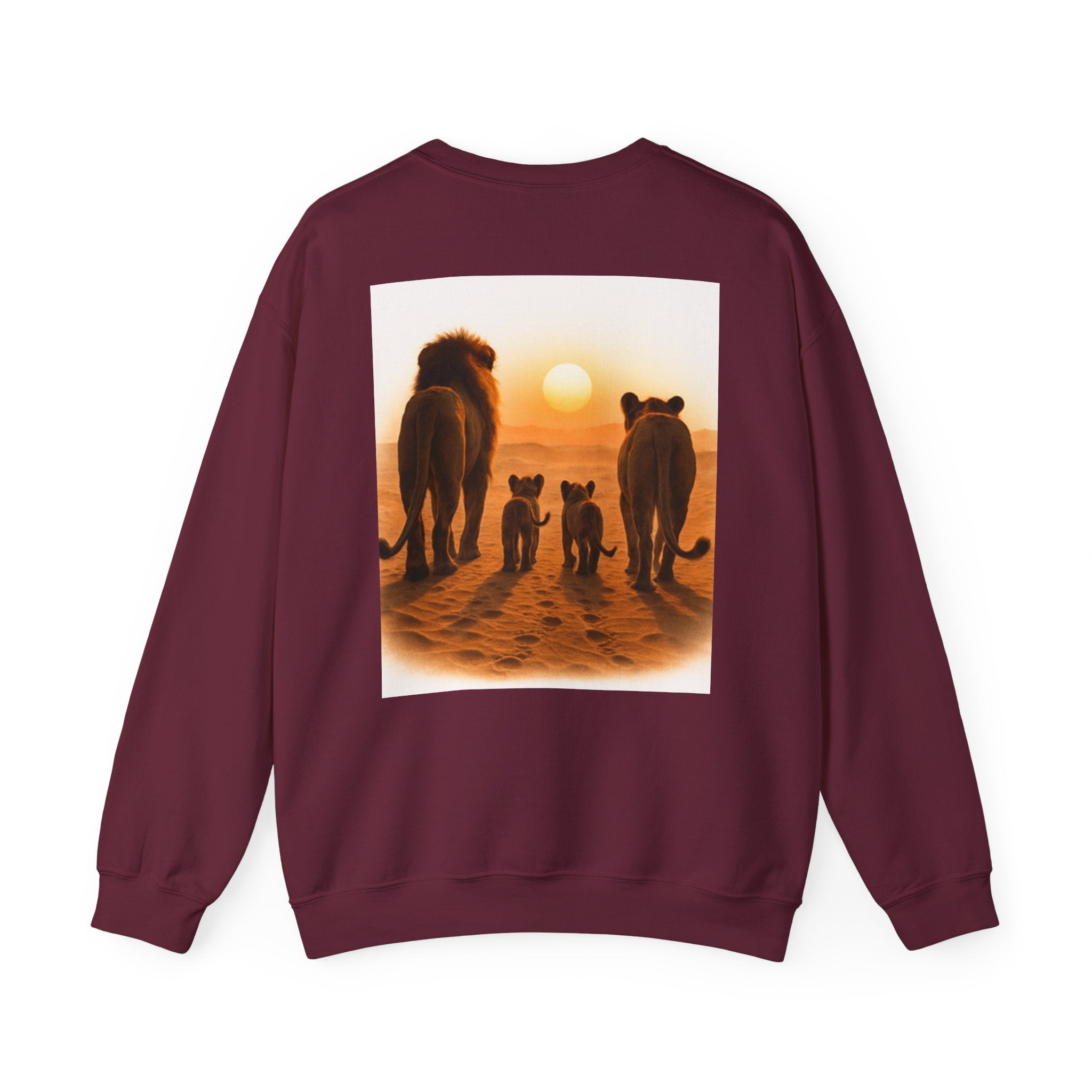 Tiger Sunset Crewneck Sweatshirt