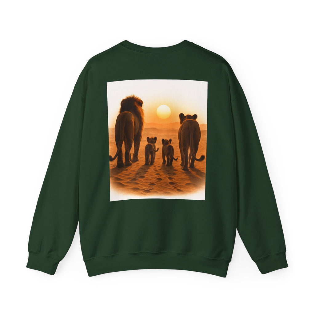 Tiger Sunset Crewneck Sweatshirt