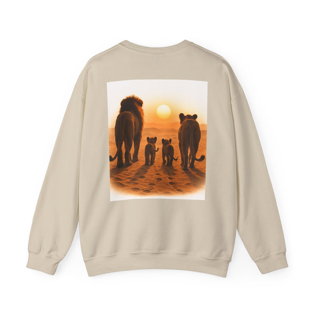 Tiger Sunset Crewneck Sweatshirt