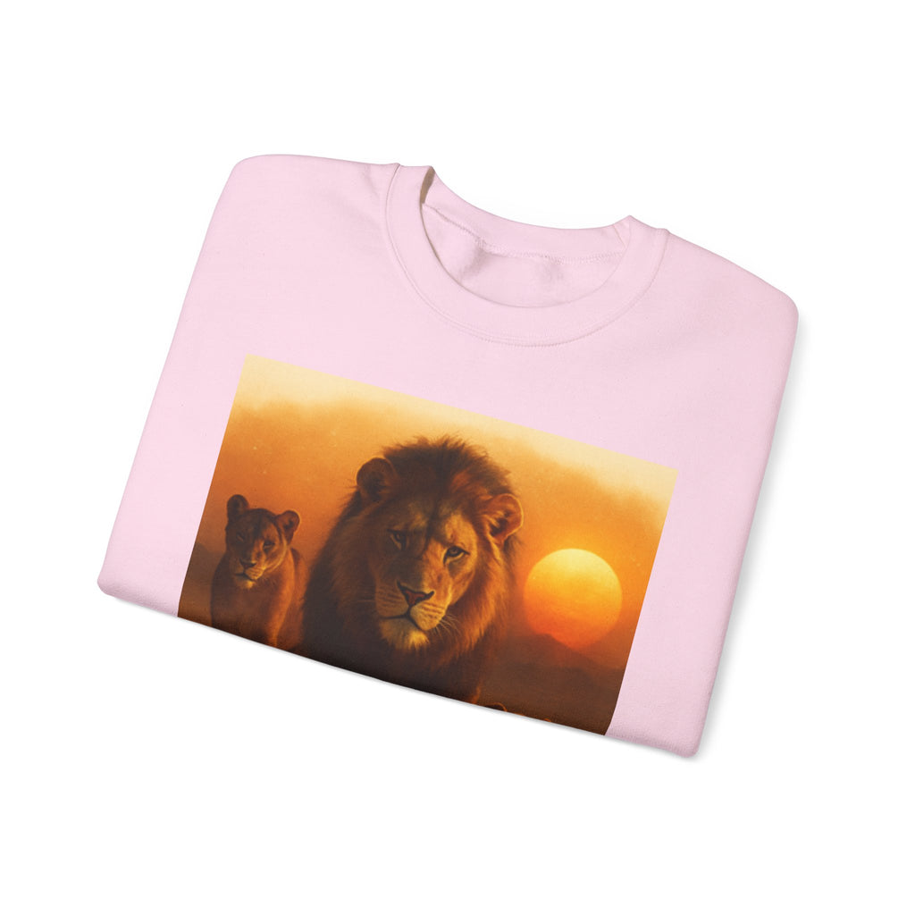 Tiger Sunset Crewneck Sweatshirt