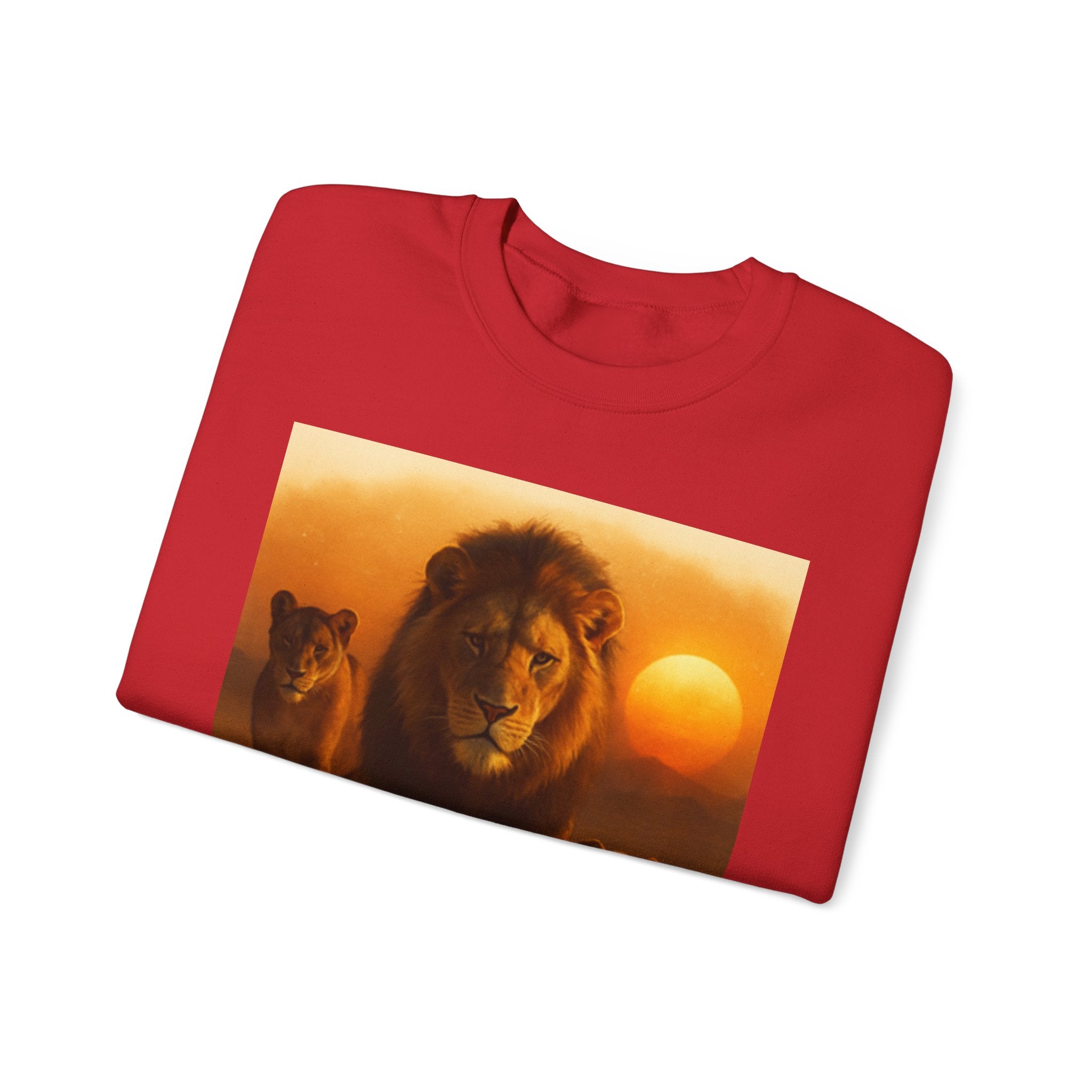 Tiger Sunset Crewneck Sweatshirt