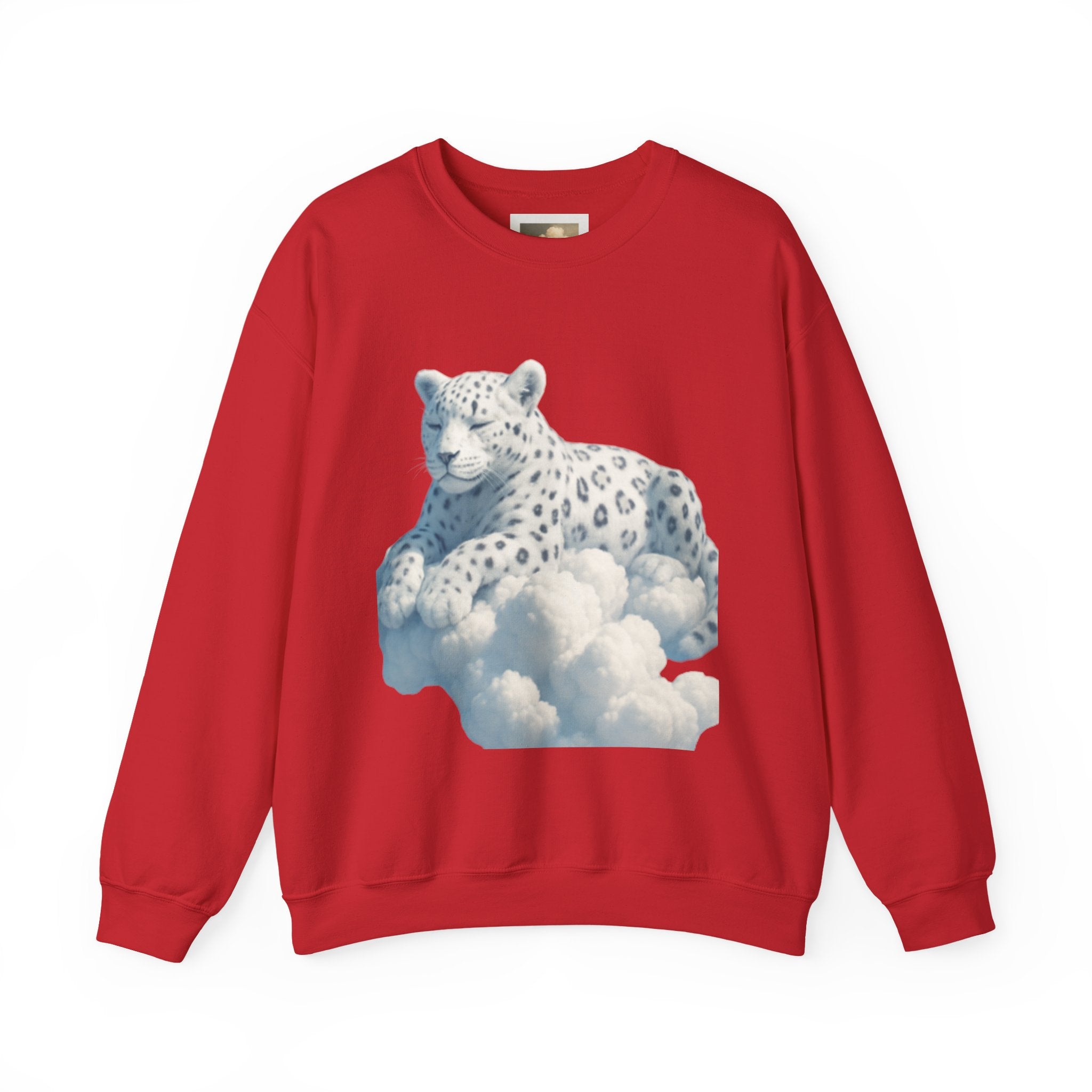 Crewneck Cloud Leopard Sweatshirt
