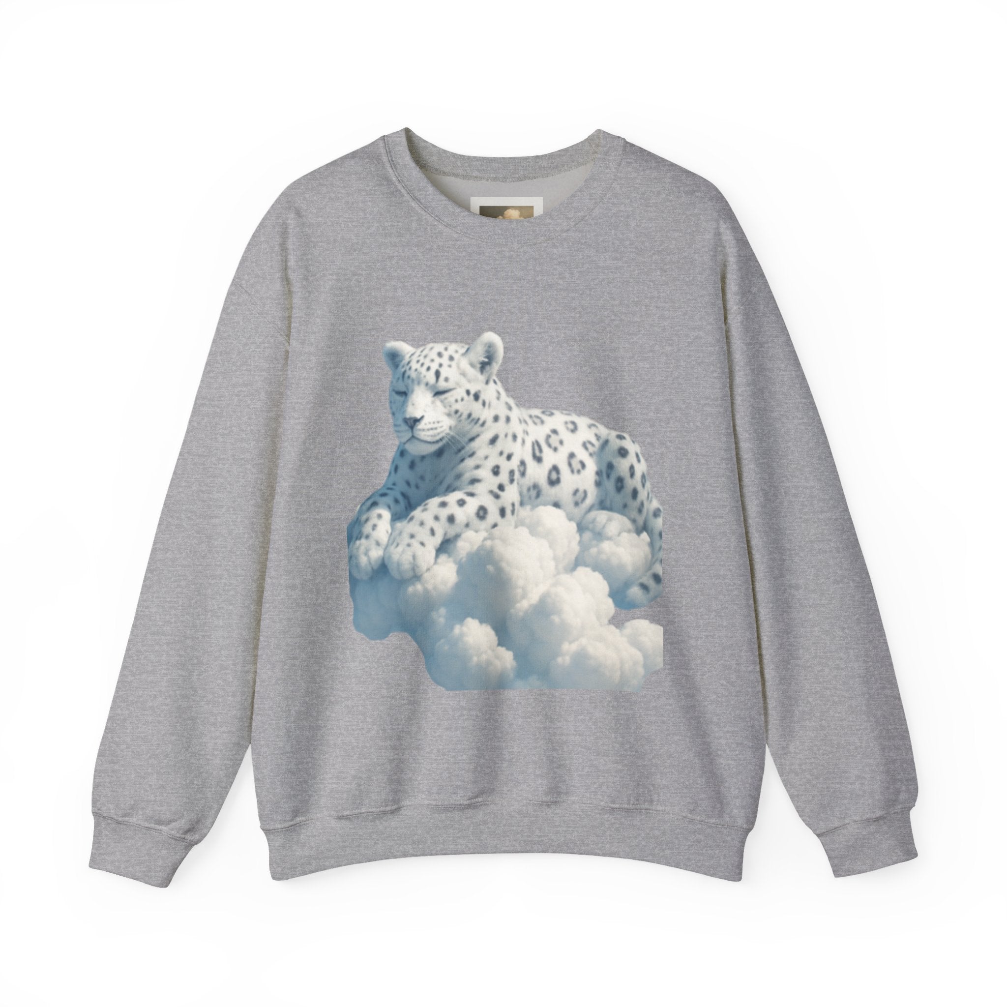 Crewneck Cloud Leopard Sweatshirt